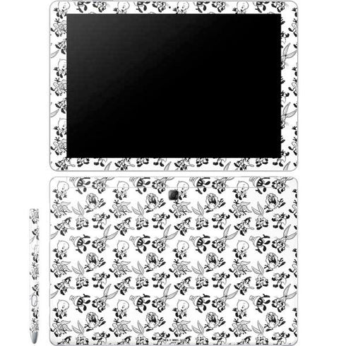 Looney Tunes Big Head Pattern Galaxy Book 12in Skin